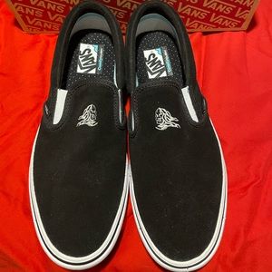 Vans US 10.5 men NEW black suede with box
